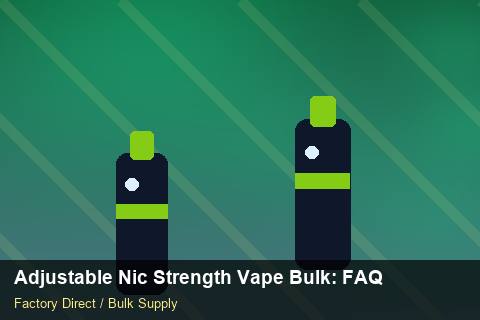 Adjustable Nic Strength Vape Bulk — Adjustable Nic Strength Vape Bulk: FAQ — Child-Resistant Caps photo 2