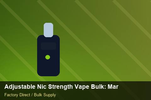 Adjustable Nic Strength Vape Bulk — Adjustable Nic Strength Vape Bulk: Margin Calculator — Child-Resistant Caps photo 2