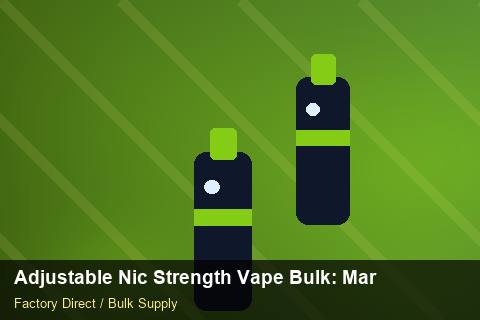 Adjustable Nic Strength Vape Bulk — Adjustable Nic Strength Vape Bulk: Market Comparison — Child-Resistant Caps photo 2