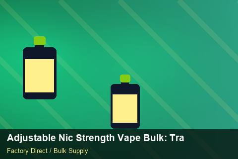 Adjustable Nic Strength Vape Bulk — Adjustable Nic Strength Vape Bulk: Trade Terms — Child-Resistant Caps photo 1