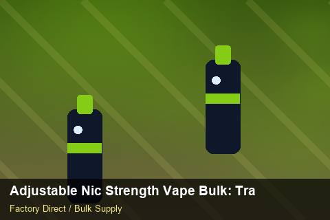 Adjustable Nic Strength Vape Bulk — Adjustable Nic Strength Vape Bulk: Trade Terms — Child-Resistant Caps photo 2