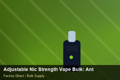 Adjustable Nic Strength Vape Bulk — Adjustable Nic Strength Vape Bulk: Anti-Counterfeit Measures — Child-Resistant Caps photo 1