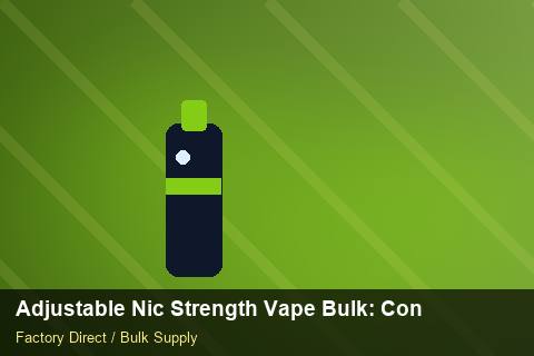 Adjustable Nic Strength Vape Bulk — Adjustable Nic Strength Vape Bulk: Contract Essentials — Child-Resistant Caps photo 1