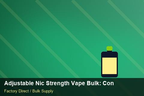 Adjustable Nic Strength Vape Bulk — Adjustable Nic Strength Vape Bulk: Contract Essentials — Child-Resistant Caps photo 2