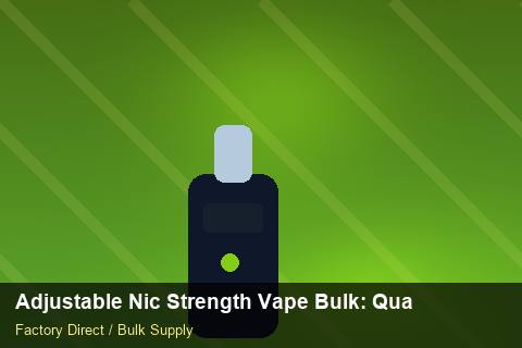 Adjustable Nic Strength Vape Bulk — Adjustable Nic Strength Vape Bulk: Quality Inspection Checklist — Tamper Seals photo 1