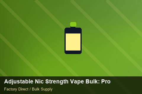 Adjustable Nic Strength Vape Bulk — Adjustable Nic Strength Vape Bulk: Procurement Strategy — Tamper Seals photo 1