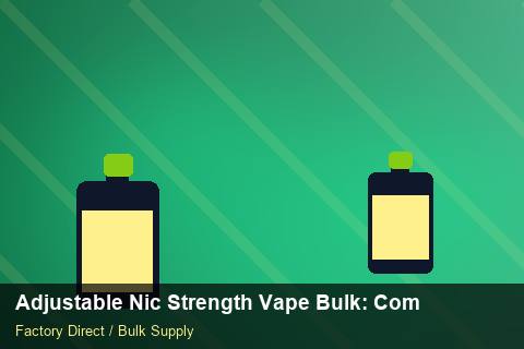 Adjustable Nic Strength Vape Bulk — Adjustable Nic Strength Vape Bulk: Compliance Standards — Tamper Seals photo 2