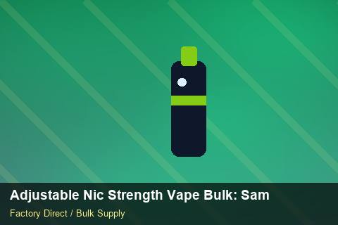 Adjustable Nic Strength Vape Bulk — Adjustable Nic Strength Vape Bulk: Sample Policy — Tamper Seals photo 1