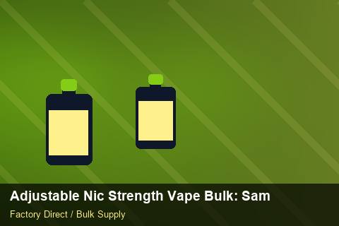 Adjustable Nic Strength Vape Bulk — Adjustable Nic Strength Vape Bulk: Sample Policy — Tamper Seals photo 2