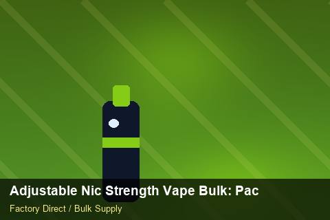 Adjustable Nic Strength Vape Bulk — Adjustable Nic Strength Vape Bulk: Packaging Standards — Tamper Seals photo 2