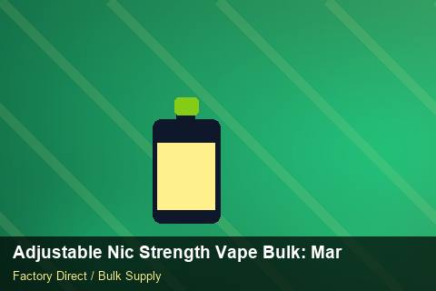 Adjustable Nic Strength Vape Bulk — Adjustable Nic Strength Vape Bulk: Market Trends 2026 — Tamper Seals photo 1