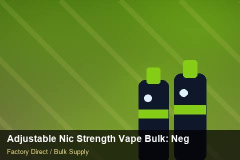 Adjustable Nic Strength Vape Bulk — Adjustable Nic Strength Vape Bulk: Negotiation Tips — Tamper Seals photo 1