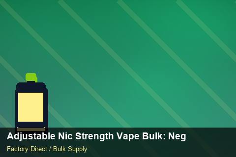 Adjustable Nic Strength Vape Bulk — Adjustable Nic Strength Vape Bulk: Negotiation Tips — Tamper Seals photo 2