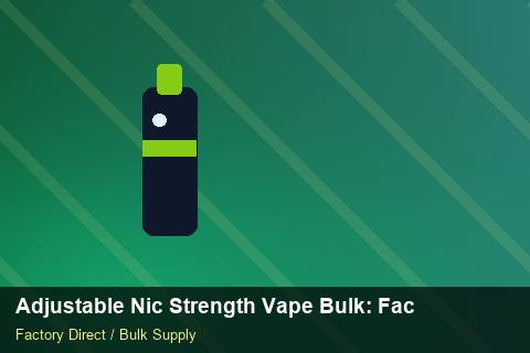 Adjustable Nic Strength Vape Bulk — Adjustable Nic Strength Vape Bulk: Factory Audit Report — Tamper Seals photo 2