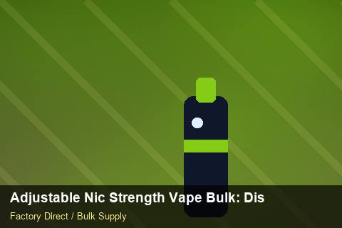 Adjustable Nic Strength Vape Bulk — Adjustable Nic Strength Vape Bulk: Distribution Channels — Tamper Seals photo 2
