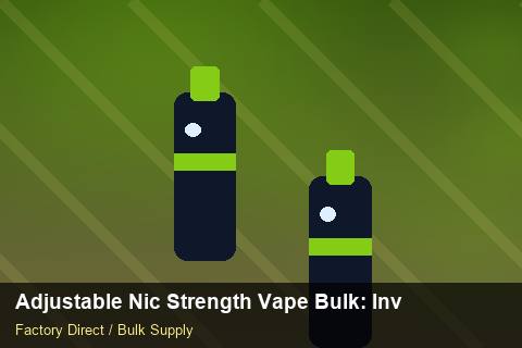 Adjustable Nic Strength Vape Bulk — Adjustable Nic Strength Vape Bulk: Inventory Management — Tamper Seals photo 1