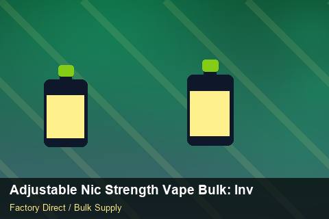 Adjustable Nic Strength Vape Bulk — Adjustable Nic Strength Vape Bulk: Inventory Management — Tamper Seals photo 2