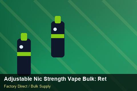 Adjustable Nic Strength Vape Bulk — Adjustable Nic Strength Vape Bulk: Returns & Warranty — Tamper Seals photo 1