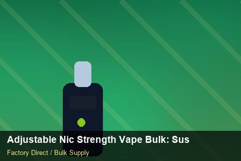 Adjustable Nic Strength Vape Bulk — Adjustable Nic Strength Vape Bulk: Sustainability — Tamper Seals photo 2