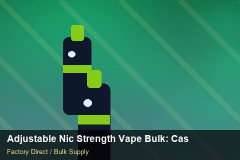 Adjustable Nic Strength Vape Bulk — Adjustable Nic Strength Vape Bulk: Case Studies — Tamper Seals photo 1