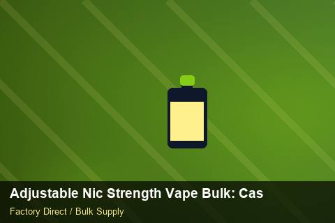Adjustable Nic Strength Vape Bulk — Adjustable Nic Strength Vape Bulk: Case Studies — Tamper Seals photo 2