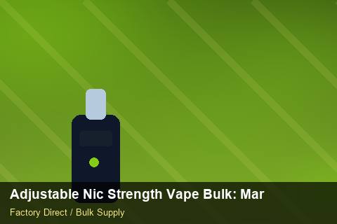 Adjustable Nic Strength Vape Bulk — Adjustable Nic Strength Vape Bulk: Margin Calculator — Tamper Seals photo 2
