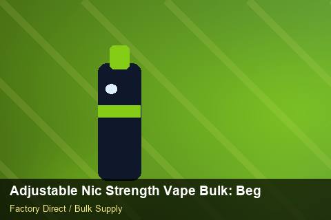 Adjustable Nic Strength Vape Bulk — Adjustable Nic Strength Vape Bulk: Beginner's Guide — Tamper Seals photo 1