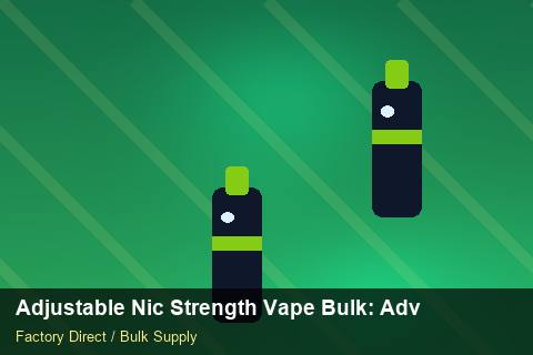 Adjustable Nic Strength Vape Bulk — Adjustable Nic Strength Vape Bulk: Advanced Sourcing — Tamper Seals photo 1