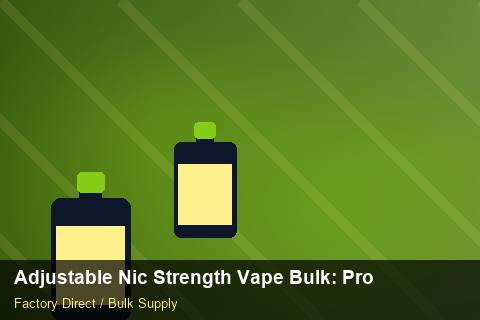 Adjustable Nic Strength Vape Bulk — Adjustable Nic Strength Vape Bulk: Procurement Checklist — Tamper Seals photo 1