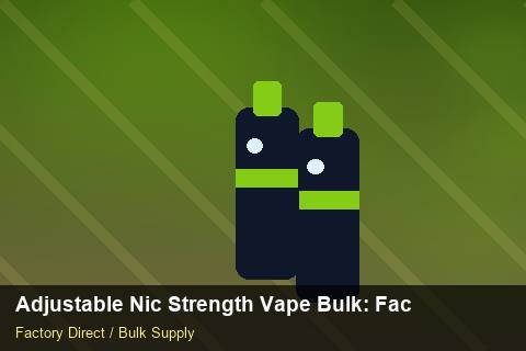 Adjustable Nic Strength Vape Bulk — Adjustable Nic Strength Vape Bulk: Factory Direct Quote — Recyclable Materials photo 2