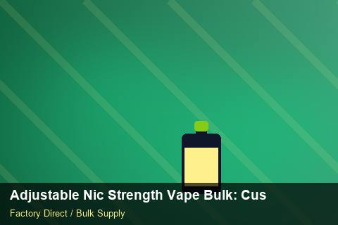 Adjustable Nic Strength Vape Bulk — Adjustable Nic Strength Vape Bulk: Customs Documentation — Recyclable Materials photo 2