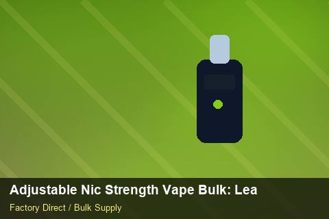 Adjustable Nic Strength Vape Bulk — Adjustable Nic Strength Vape Bulk: Lead Time & MOQ — Recyclable Materials photo 2