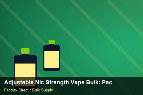 Adjustable Nic Strength Vape Bulk — Adjustable Nic Strength Vape Bulk: Packaging Standards — Recyclable Materials photo 1
