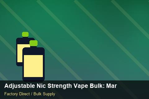 Adjustable Nic Strength Vape Bulk — Adjustable Nic Strength Vape Bulk: Market Trends 2026 — Recyclable Materials photo 1