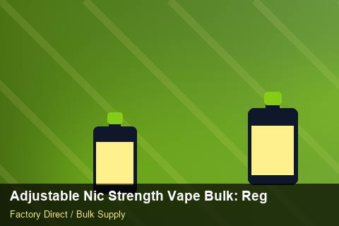 Adjustable Nic Strength Vape Bulk — Adjustable Nic Strength Vape Bulk: Regulatory Update — Recyclable Materials photo 1