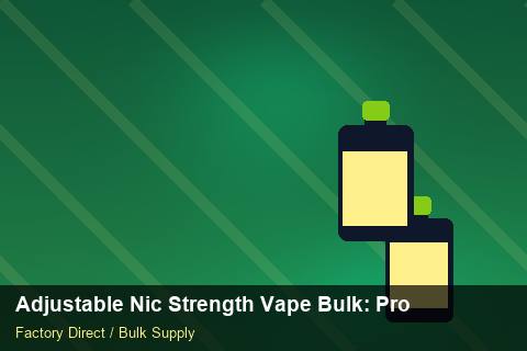 Adjustable Nic Strength Vape Bulk — Adjustable Nic Strength Vape Bulk: Production Capacity — Recyclable Materials photo 1