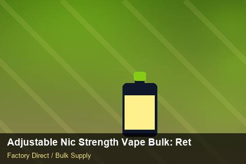 Adjustable Nic Strength Vape Bulk — Adjustable Nic Strength Vape Bulk: Returns & Warranty — Recyclable Materials photo 2