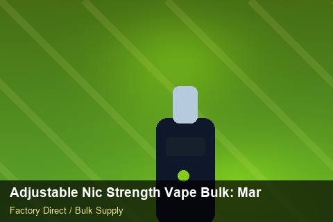 Adjustable Nic Strength Vape Bulk — Adjustable Nic Strength Vape Bulk: Margin Calculator — Recyclable Materials photo 2