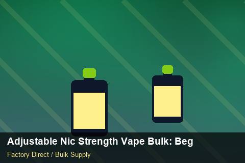 Adjustable Nic Strength Vape Bulk — Adjustable Nic Strength Vape Bulk: Beginner's Guide — Recyclable Materials photo 2