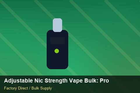 Adjustable Nic Strength Vape Bulk — Adjustable Nic Strength Vape Bulk: Procurement Checklist — Recyclable Materials photo 2