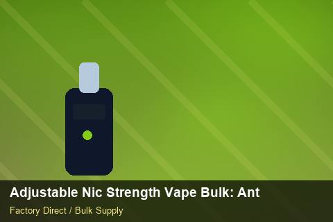Adjustable Nic Strength Vape Bulk — Adjustable Nic Strength Vape Bulk: Anti-Counterfeit Measures — Recyclable Materials photo 1