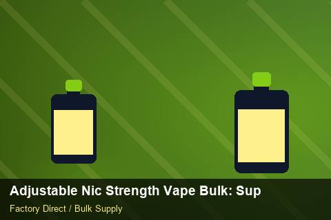 Adjustable Nic Strength Vape Bulk — Adjustable Nic Strength Vape Bulk: Supplier Vetting — Recyclable Materials photo 2