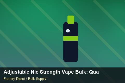 Adjustable Nic Strength Vape Bulk — Adjustable Nic Strength Vape Bulk: Quality Inspection Checklist — Carbon Footprint photo 2