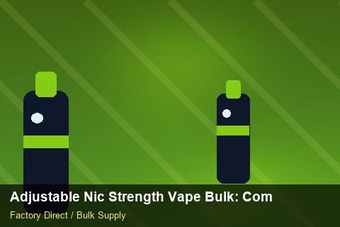 Adjustable Nic Strength Vape Bulk — Adjustable Nic Strength Vape Bulk: Compliance Standards — Carbon Footprint photo 1