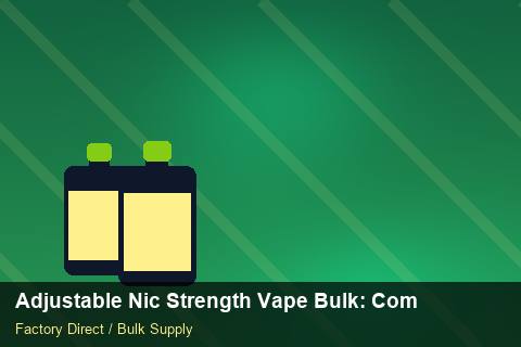 Adjustable Nic Strength Vape Bulk — Adjustable Nic Strength Vape Bulk: Compliance Standards — Carbon Footprint photo 2
