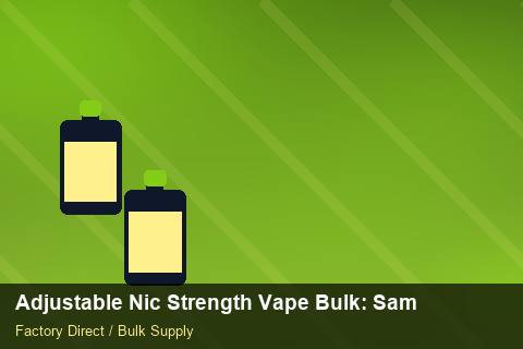 Adjustable Nic Strength Vape Bulk — Adjustable Nic Strength Vape Bulk: Sample Policy — Carbon Footprint photo 2