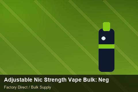Adjustable Nic Strength Vape Bulk — Adjustable Nic Strength Vape Bulk: Negotiation Tips — Carbon Footprint photo 1