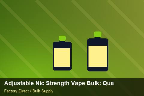 Adjustable Nic Strength Vape Bulk — Adjustable Nic Strength Vape Bulk: Quality Control Process — Carbon Footprint photo 2