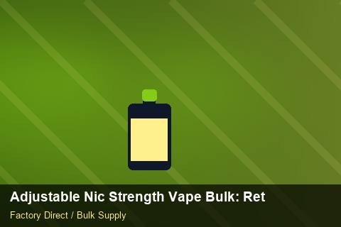 Adjustable Nic Strength Vape Bulk — Adjustable Nic Strength Vape Bulk: Returns & Warranty — Carbon Footprint photo 2