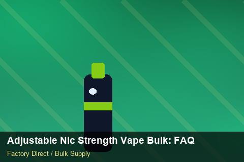 Adjustable Nic Strength Vape Bulk — Adjustable Nic Strength Vape Bulk: FAQ — Carbon Footprint photo 2